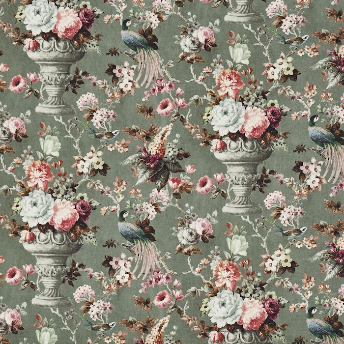 Clarence Laurel Fabric by Prestigious Textiles