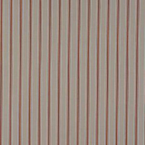 Bay Stripe Terracotta Fabric by Fryetts