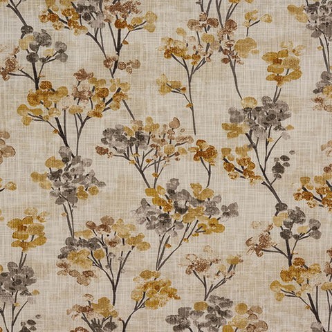 Hana Ochre Fabric by Fryetts