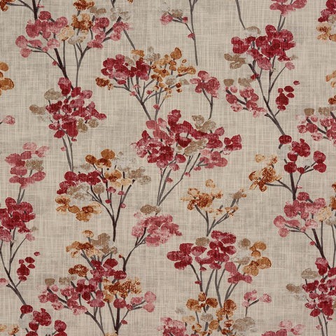 Hana Rosso Fabric by Fryetts
