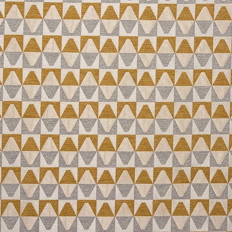 Kaleidoscope Ochre Fabric by Porter & Stone