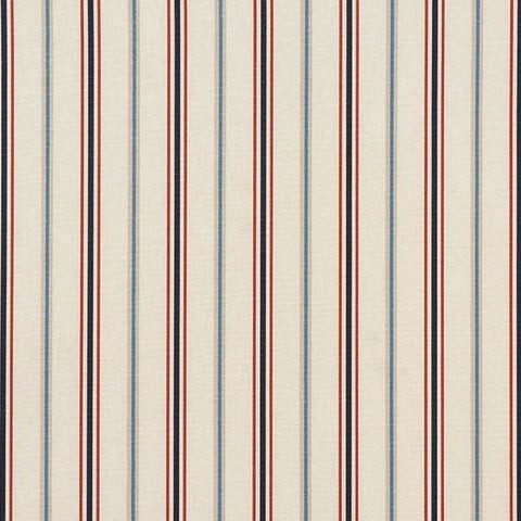 Salcombe Stripe Multi Fabric by Fryetts