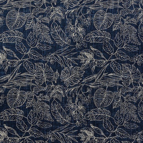 Salvador Indigo Fabric by Fryetts