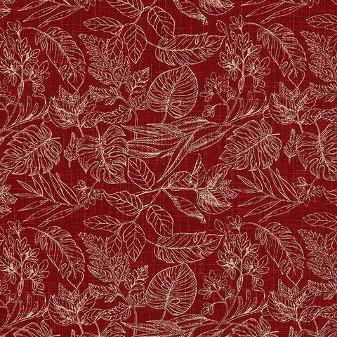 Salvador Rosso Fabric by Fryetts