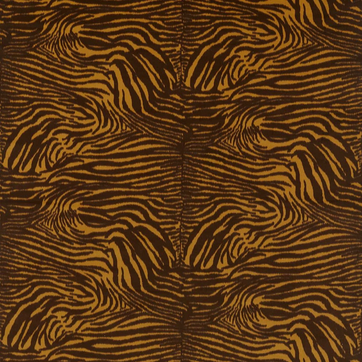 Equidae Onyx/Amber Light Fabric by Harlequin