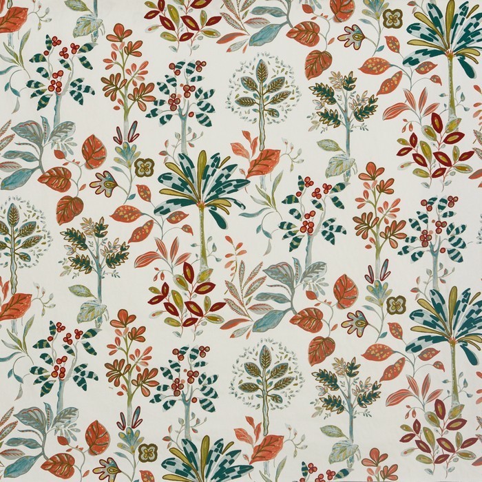 Tree Of Life Tiger Lily Fabric by Prestigious Textiles