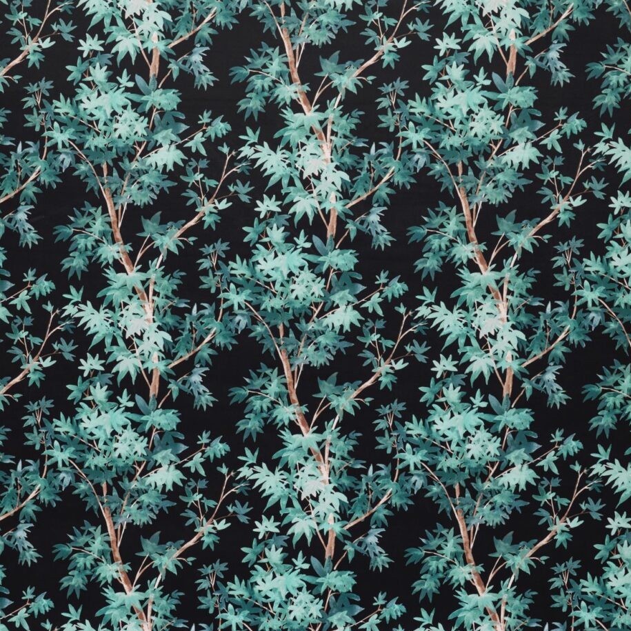 Aspen Teal Fabric by Ashley Wilde