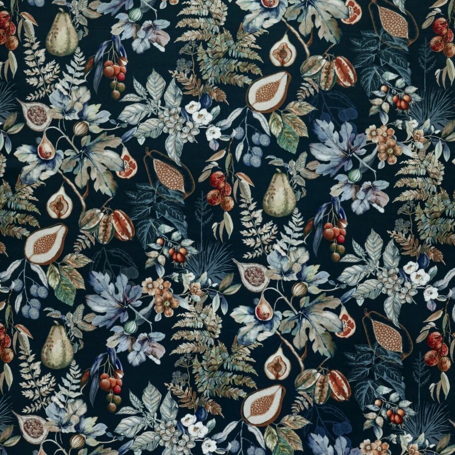Borneo River Fabric by Ashley Wilde