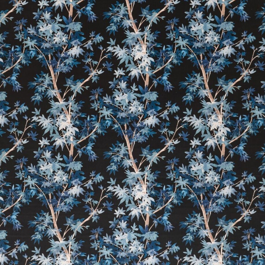 Aspen Midnight Fabric by Ashley Wilde