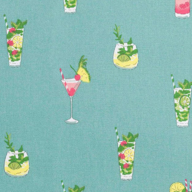 Cocktails Fabric by Sophie Allport