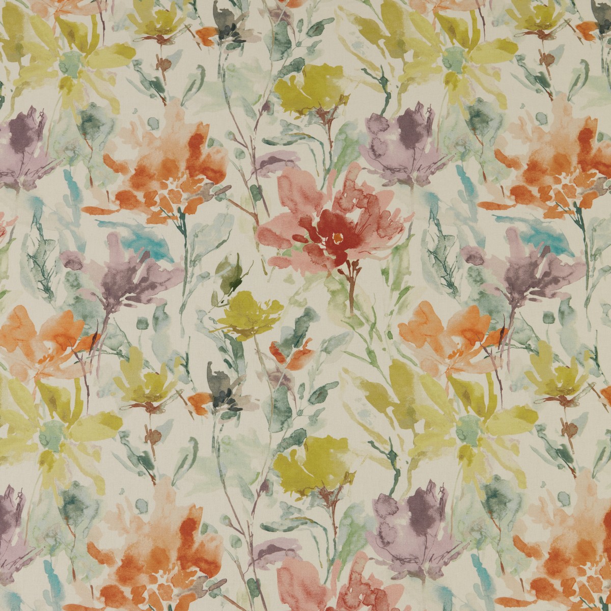 Water Meadow Clementine Fabric by iLiv