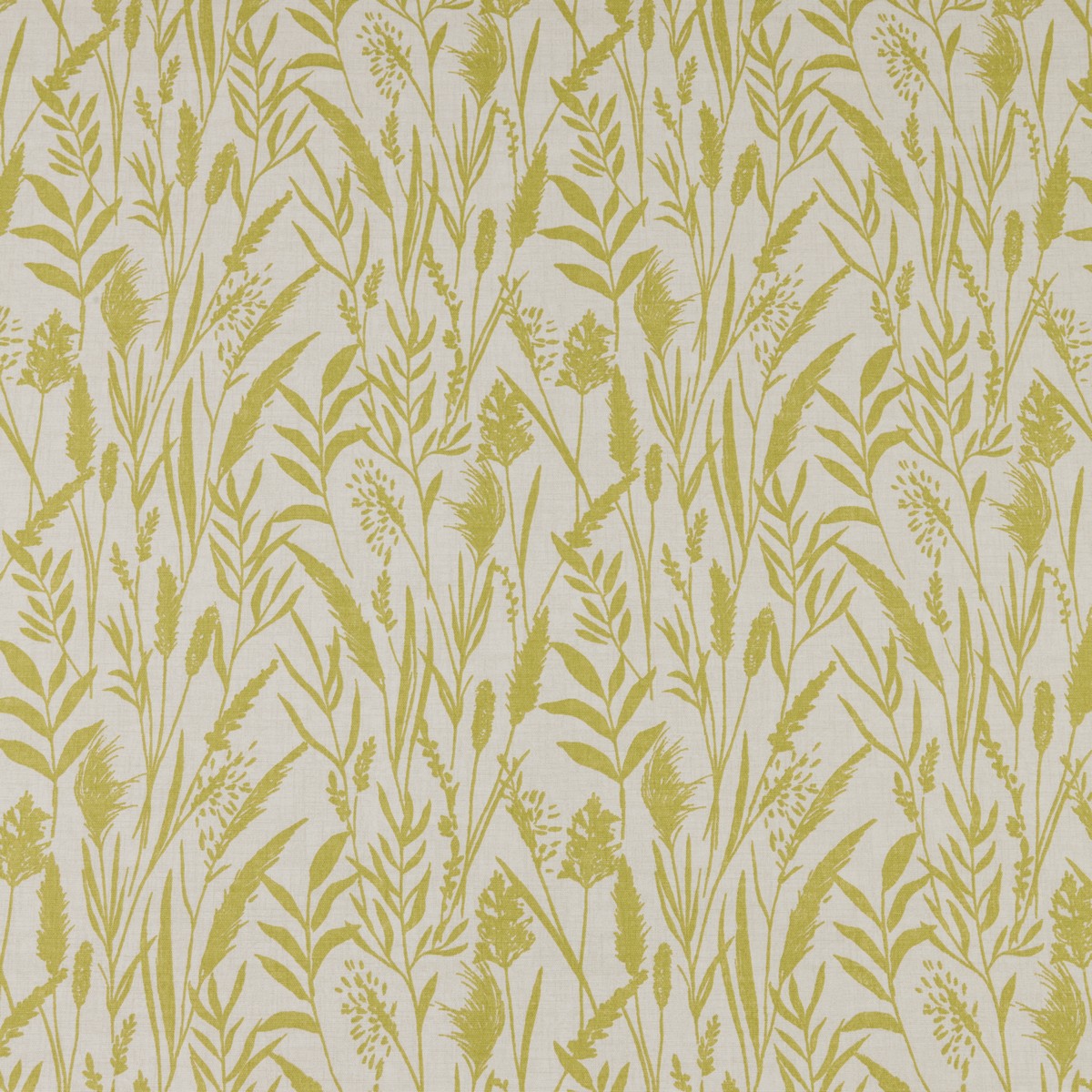 Wild Grasses Citrus Fabric by iLiv