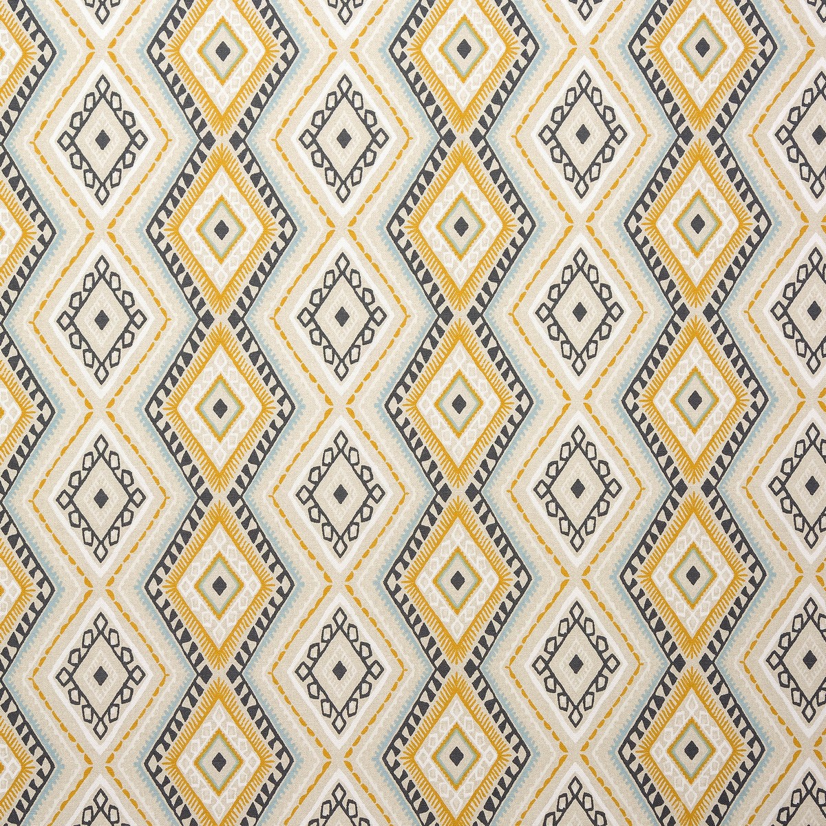 Karlstad Ochre Fabric by Fryetts