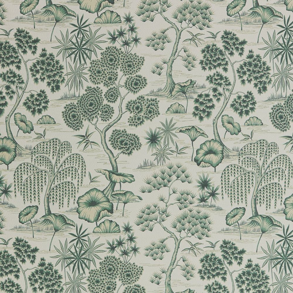 Porcelaine Evergreen Fabric by iLiv