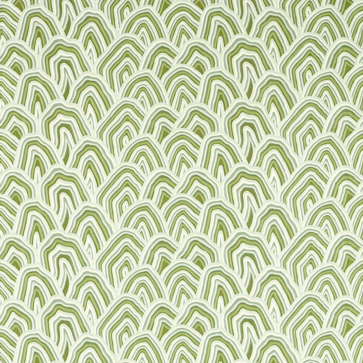 Kumo Seaglass/Forest/Silver Willow Fabric by Harlequin