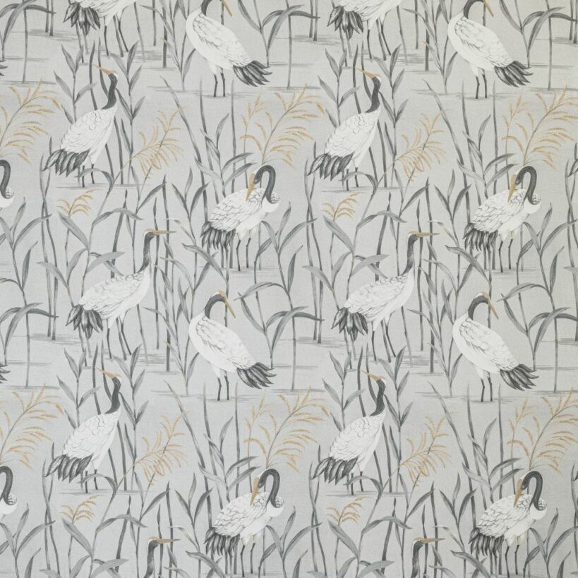 Harome Dove Fabric by Ashley Wilde
