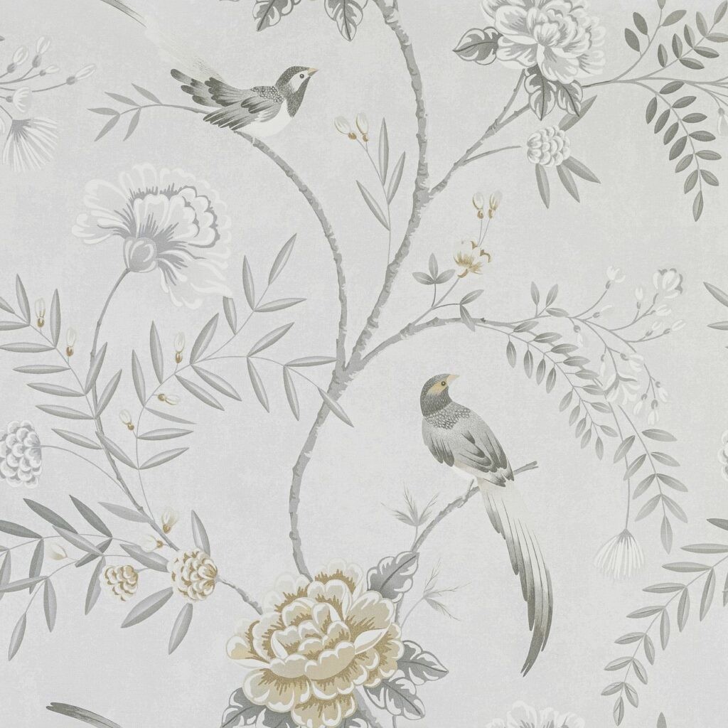 Rhea Dove Fabric by Ashley Wilde