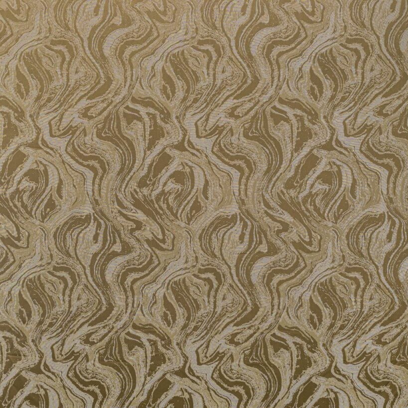 Metamorphic Brass Fabric by Ashley Wilde