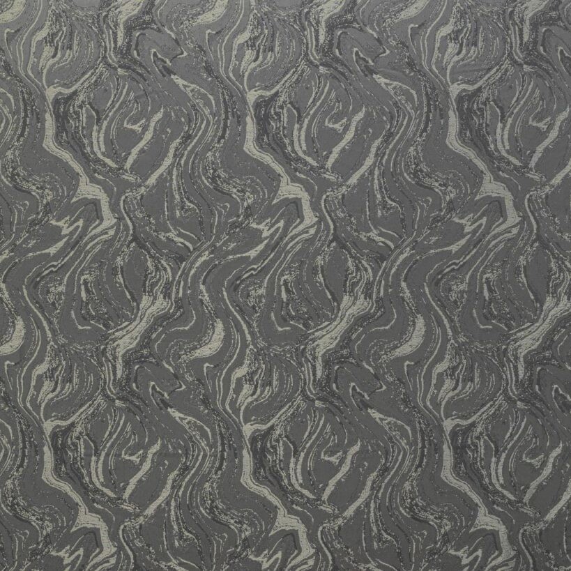 Metamorphic Charcoal Fabric by Ashley Wilde