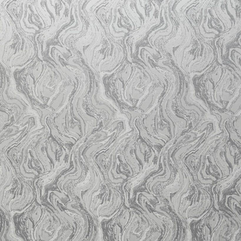 Metamorphic Platinum Fabric by Ashley Wilde