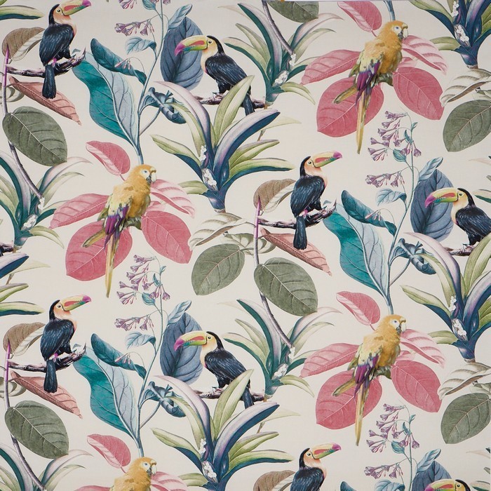 Parakeet Seashell Fabric by Prestigious Textiles