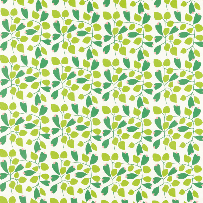 Rosehip Mint Leaf/Zest Fabric by Scion