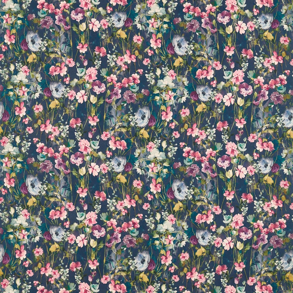 Wild Meadow Multi Linen Fabric by Studio G