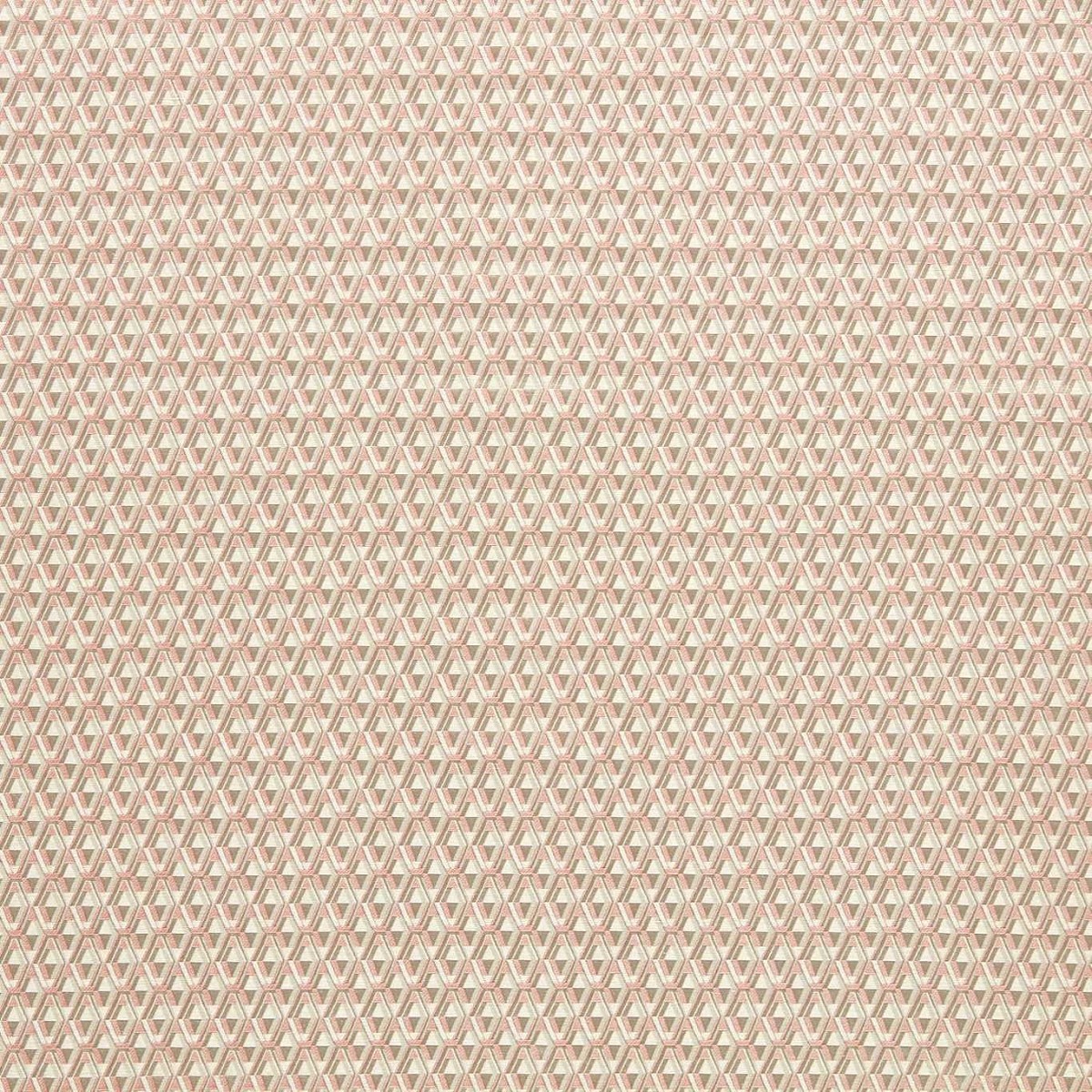 Domino Diamond Quartz Pink Fabric by Zoffany
