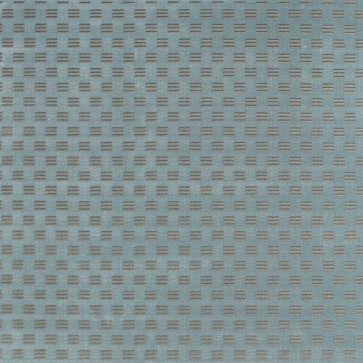 Mustak Wedgwood Blue / Silver Fabric by Zoffany