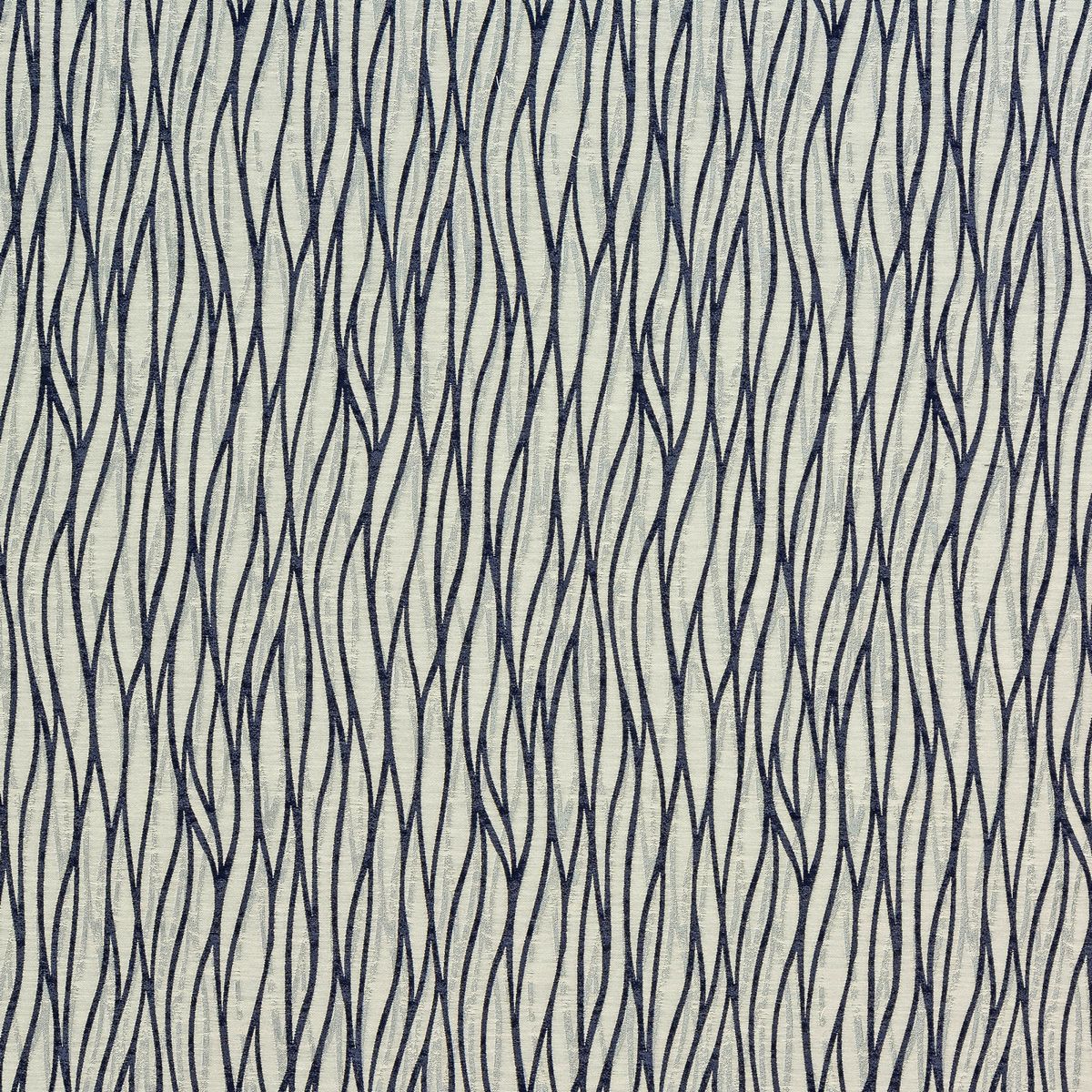 Linear Indigo Fabric by Fryetts