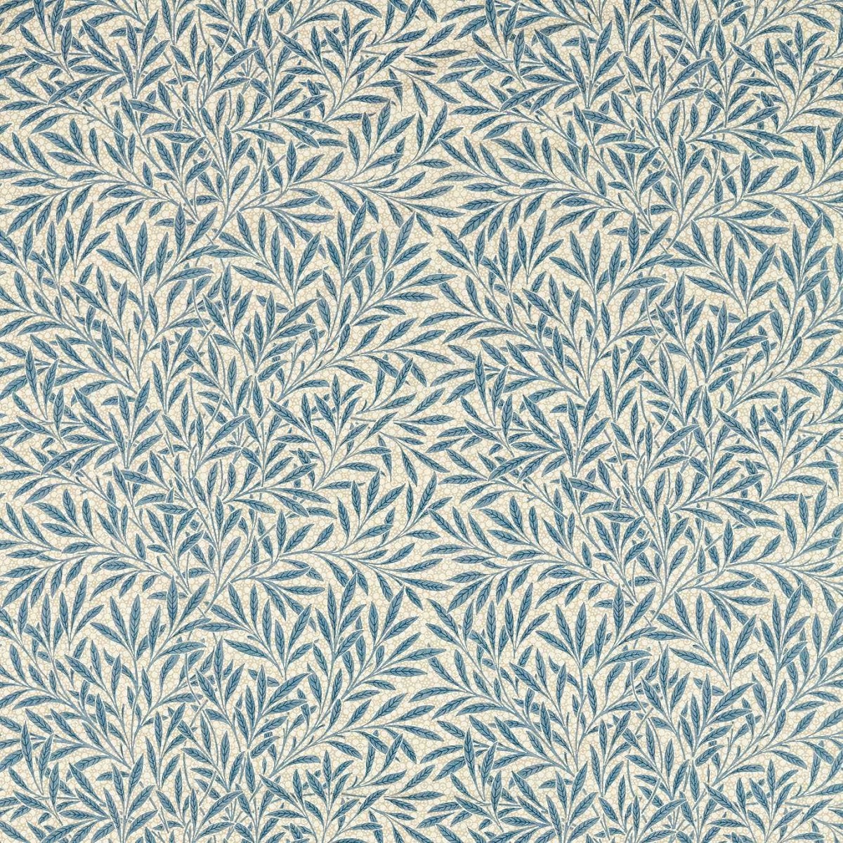 Emerys Willow Woad Blue Fabric by William Morris & Co.