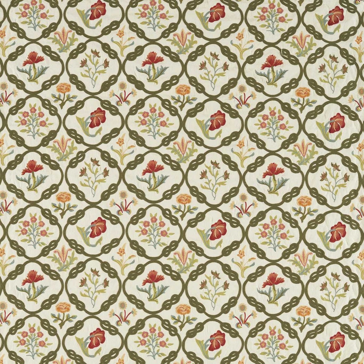 Mays Coverlet Twining Vine Fabric by William Morris & Co.