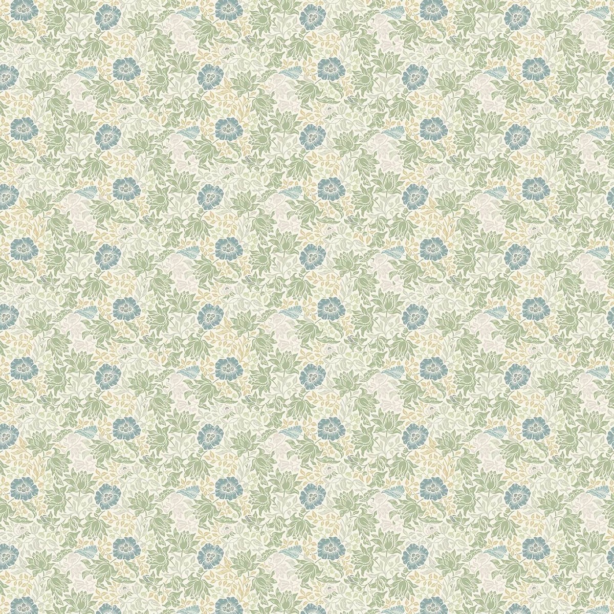 Mallow Apple/Linen Fabric by Clarke & Clarke