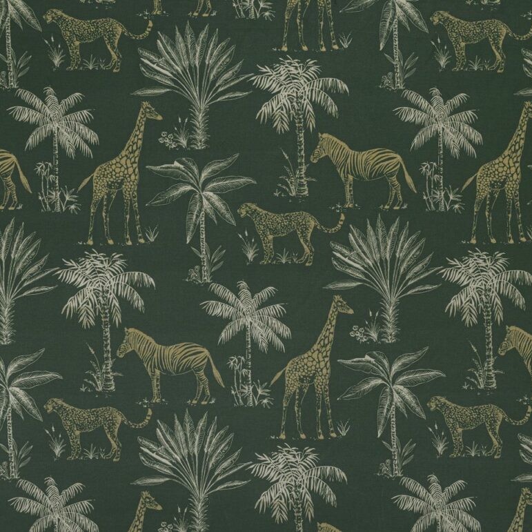 Safari Fern Fabric by Ashley Wilde