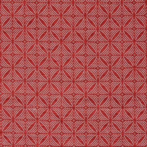 Cubic Rosso Fabric by Fryetts