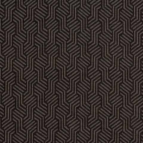 Geo Charcoal Fabric by Fryetts
