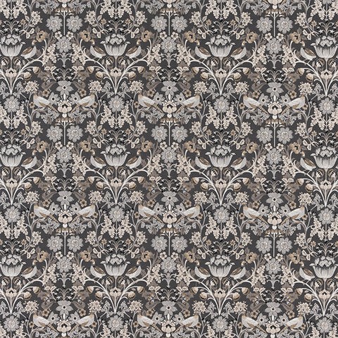 Holcombe Charcoal Fabric by Porter & Stone