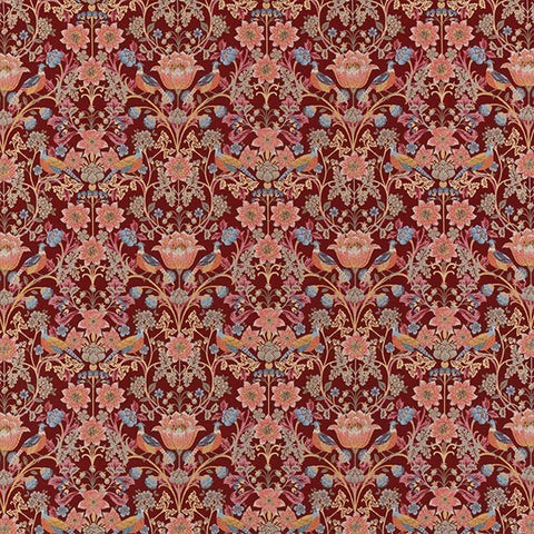 Holcombe Rosso Fabric by Porter & Stone