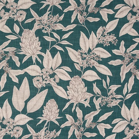 Holyrood Teal Fabric by Porter & Stone