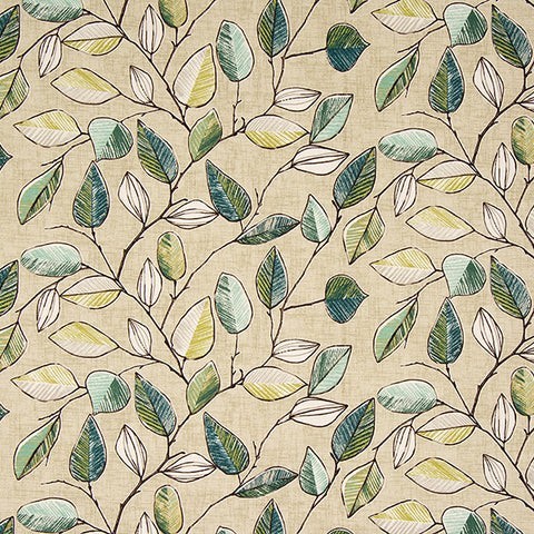 Jardin Leaf Pampas Fabric by Fryetts