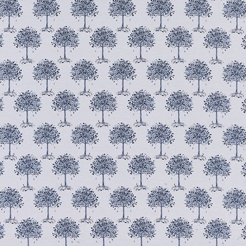 Salmesbury Ashley Blue Fabric by Porter & Stone