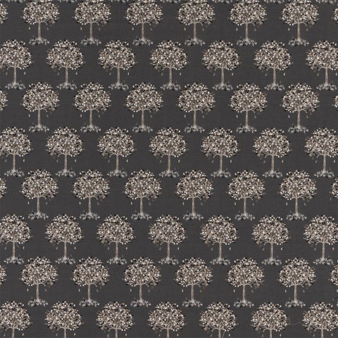 Salmesbury Charcoal Fabric by Porter & Stone