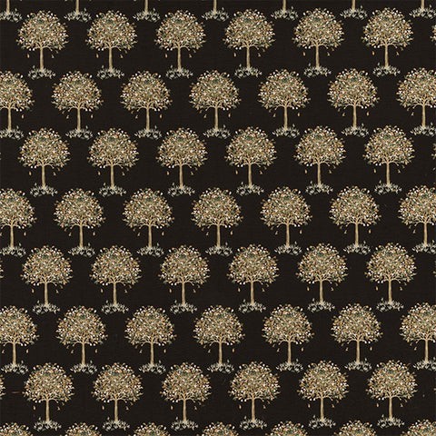 Salmesbury Noir Fabric by Porter & Stone