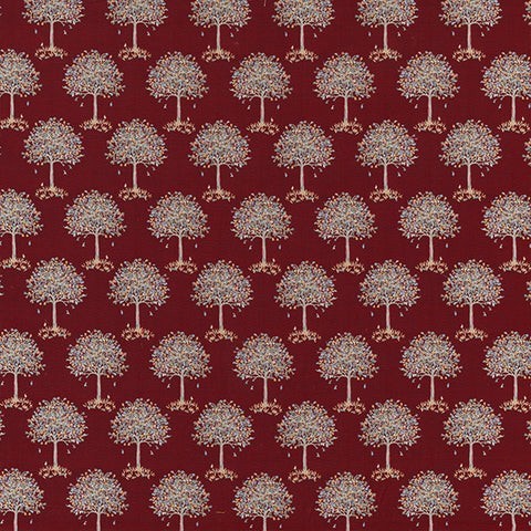 Salmesbury Rosso Fabric by Porter & Stone