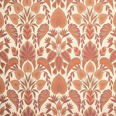 San Michele Burnt Orange Fabric by Fryetts