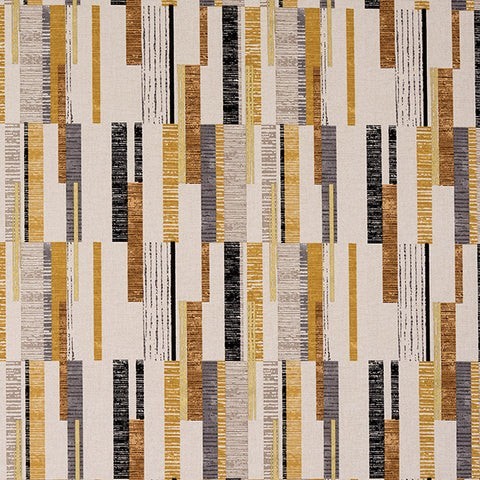 Stockholm Ochre Fabric by Fryetts