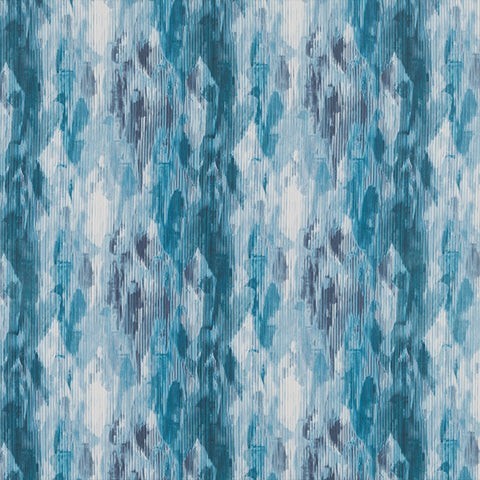 Stratus Teal Fabric by Fryetts