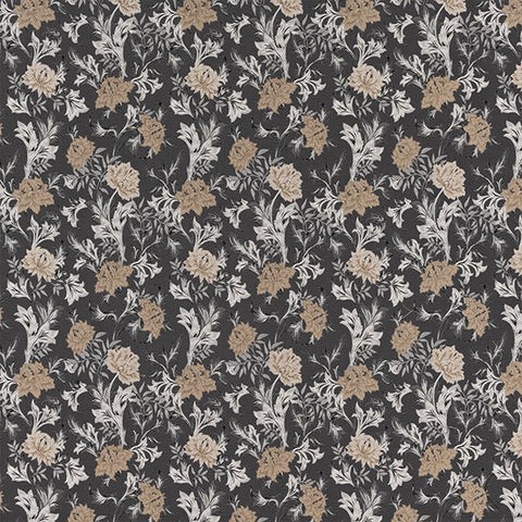 Summerseat Charcoal Fabric by Porter & Stone