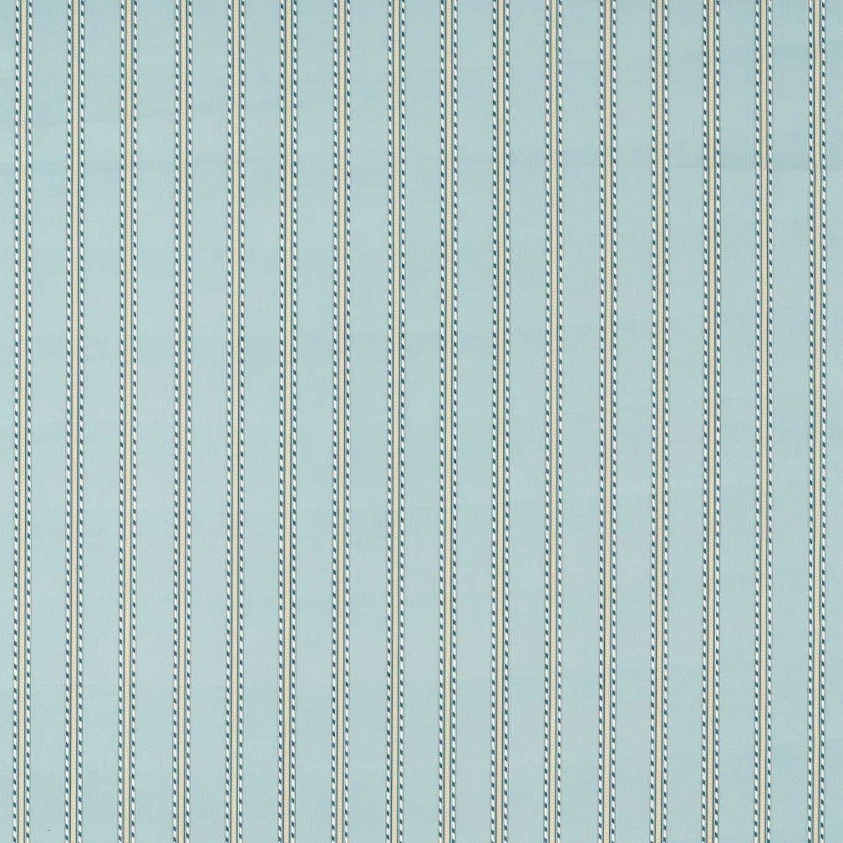 Holland Park Stripe Outdoor Mineral Blue Fabric by William Morris & Co.