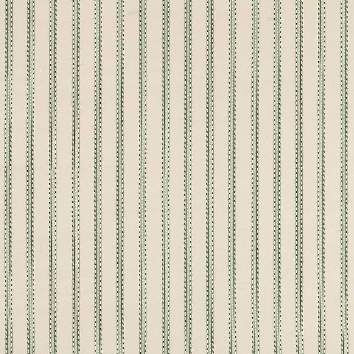 Holland Park Stripe Outdoor Sage/Linen Fabric by William Morris & Co.